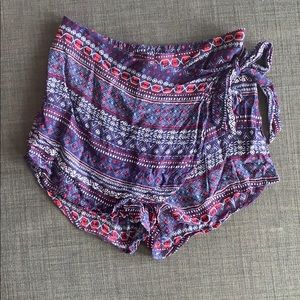 Patterned skort